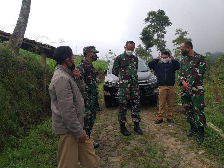 Dandim Cek Lokasi TMMD Sengkuyung Tahap II Desa Mangli 